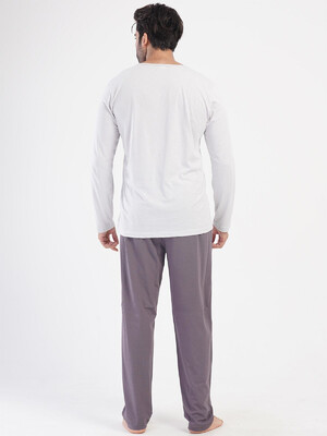 Купить Хлопковый мужской домашний комплект большого размера VIENETTA MAN 4053020000 в Украина в Lingerie.ua - Одяг для дому та відпочинку, Фото 5