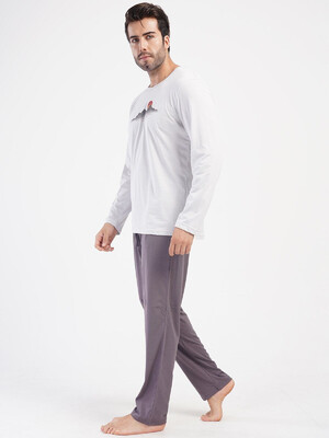 Купить Хлопковый мужской домашний комплект большого размера VIENETTA MAN 4053020000 в Украина в Lingerie.ua - Одяг для дому та відпочинку, Фото 6