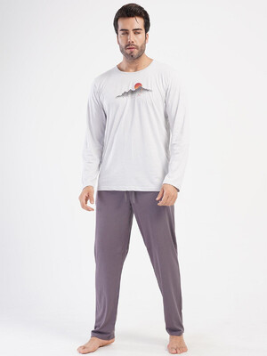 Купить Хлопковый мужской домашний комплект большого размера VIENETTA MAN 4053020000 в Украина в Lingerie.ua - Одяг для дому та відпочинку, Фото 7