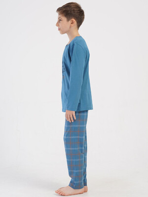 Купить Домашний комплект с длинным рукавом для мальчика VIENETTA KIDS 4051390256 в Украина в Lingerie.ua - Одяг для дому та відпочинку, Фото 10