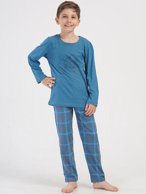 Купить Домашний комплект с длинным рукавом для мальчика VIENETTA KIDS 4051390256 в Украина в Lingerie.ua - Одяг для дому та відпочинку, Фото 4