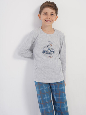 Купить Домашний комплект с длинным рукавом для мальчика VIENETTA KIDS 4051390256 в Украина в Lingerie.ua - Одяг для дому та відпочинку, Фото 3