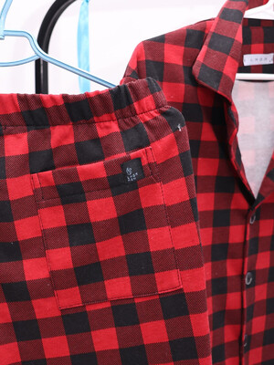 Купить Байковая мужская классическая пижама LNGR 170742 в Украина в Lingerie.ua - Одяг для дому та відпочинку, Фото 2