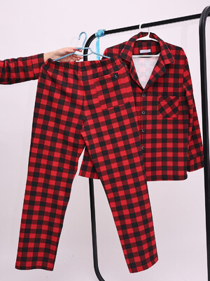 Купить Байковая мужская классическая пижама LNGR 170742 в Украина в Lingerie.ua - Одяг для дому та відпочинку, Фото 3