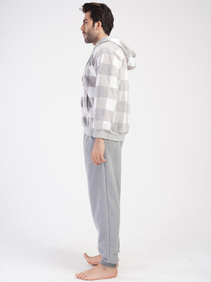 Купить Теплый флисовый костюм с капюшоном VIENETTA MAN 4030780298 в Украина в Lingerie.ua - Одяг для дому та відпочинку, Фото 2