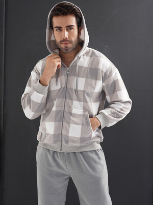 Купить Теплый флисовый костюм с капюшоном VIENETTA MAN 4030780298 в Украина в Lingerie.ua - Одяг для дому та відпочинку, Фото 7