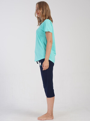 Купить Хлопковый костюм с капри VIENETTA 4083970000 в Украина в Lingerie.ua - Одяг для дому та відпочинку, Фото 7