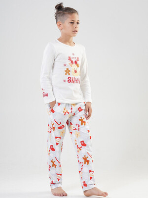 Купить Хлопковый домашний костюм для мальчика VIENETTA KIDS 2041660611 в Украина в Lingerie.ua - Одяг для дому та відпочинку, Фото 3