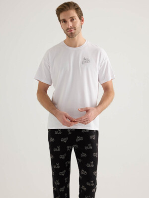 Купить Хлопковый домашний комплект из футболки и брюк HAYS 50364 в Украина в Lingerie.ua - Одяг для дому та відпочинку, Фото 3