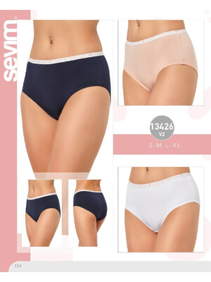 Трусики женские слипы комплект 3 в 1 SEVIM 13426