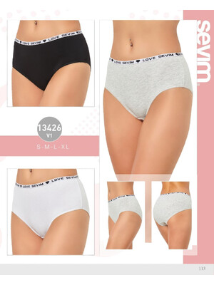 Купить Трусики женские слипы комплект 3 в 1 SEVIM 13426 в Украина в Lingerie.ua - Одяг для дому та відпочинку, Фото 2