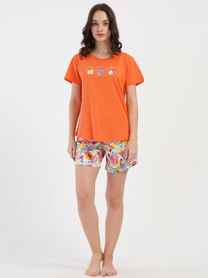 Купить Бавовняний комплект жіночий з футболки та шортів VIENETTA 4081951782 в Украина в Lingerie.ua - Одяг для дому та відпочинку, Фото 14