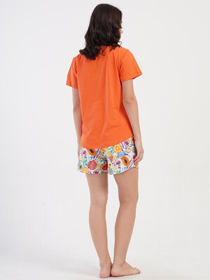 Купить Бавовняний комплект жіночий з футболки та шортів VIENETTA 4081951782 в Украина в Lingerie.ua - Одяг для дому та відпочинку, Фото 3