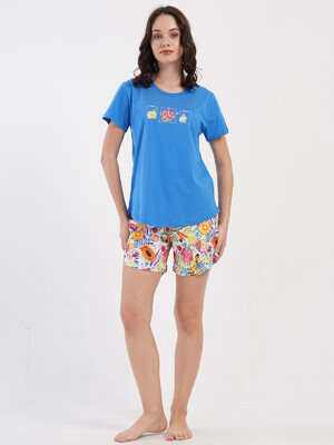 Купить Бавовняний комплект жіночий з футболки та шортів VIENETTA 4081951782 в Украина в Lingerie.ua - Одяг для дому та відпочинку, Фото 16