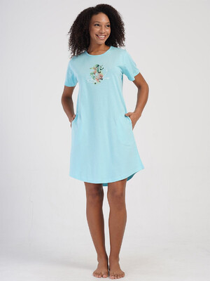 Купить Хлопковая туника с коротким рукавом VIENETTA 4070650000 в Украина