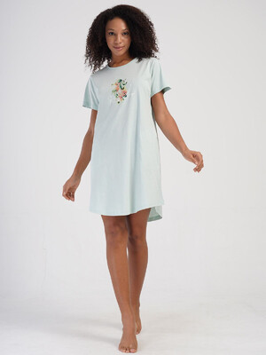 Купить Хлопковая туника с коротким рукавом VIENETTA 4070650000 в Украина в Lingerie.ua - Одяг для дому та відпочинку, Фото 14