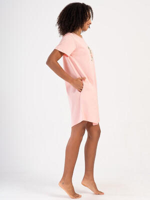 Купить Хлопковая туника с коротким рукавом VIENETTA 4070650000 в Украина в Lingerie.ua - Одяг для дому та відпочинку, Фото 5