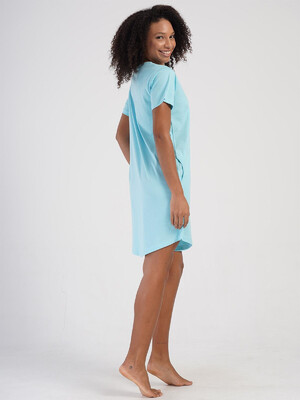 Купить Хлопковая туника с коротким рукавом VIENETTA 4070650000 в Украина в Lingerie.ua - Одяг для дому та відпочинку, Фото 18