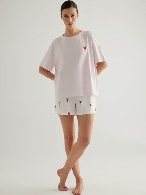 Купить Хлопковый домашний комплект из футболки и шорт HAYS 50247 в Украина в Lingerie.ua - Одяг для дому та відпочинку, Фото 1