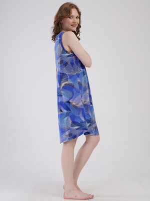 Купить Хлопковая летняя домашняя туника большого размера VIENETTA 4091400663 в Украина в Lingerie.ua - Одяг для дому та відпочинку, Фото 3