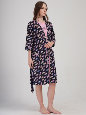 Купить Домашний комплект из ночной сорочки и халата VIENETTA 4091260911 в Украина в Lingerie.ua - Одяг для дому та відпочинку, Фото 8