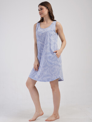 Купить Хлопковая домашняя летняя туника с карманами VIENETTA 4083261584 в Украина в Lingerie.ua - Одяг для дому та відпочинку, Фото 2