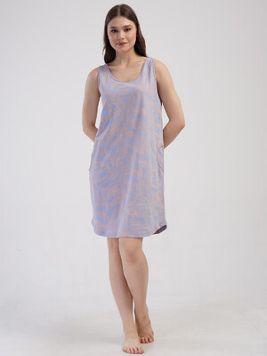 Купить Хлопковая домашняя летняя туника с карманами VIENETTA 4083261584 в Украина в Lingerie.ua - Одяг для дому та відпочинку, Фото 9