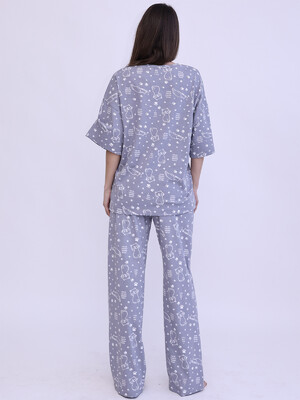 Купить Трикотажный домашний костюм с брюками LINGERIE 170750 в Украина в Lingerie.ua - Одяг для дому та відпочинку, Фото 8