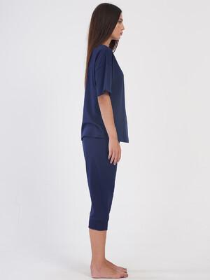 Купить Хлопковый женский костюм из футболки и капри VIENETTA 4051910000 в Украина в Lingerie.ua - Одяг для дому та відпочинку, Фото 6