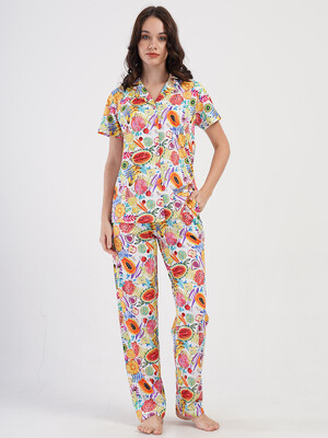 Купить Хлопковая пижама с коротким рукавом VIENETTA 4082011782 в Украина