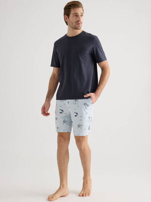 Купить Домашній бавовняний комплект із футболки та шортів HAYS 50373 в Украина