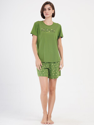 Купить Хлопковый комплект большого размера с шортами VIENETTA 4050143455 в Украина в Lingerie.ua - Одяг для дому та відпочинку, Видео