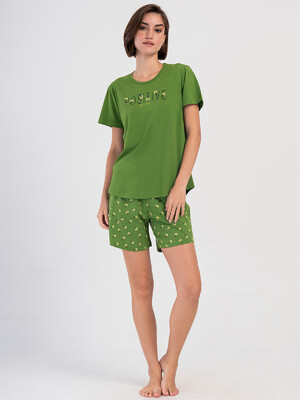 Купить Хлопковый комплект большого размера с шортами VIENETTA 4050143455 в Украина в Lingerie.ua - Одяг для дому та відпочинку, Фото 2