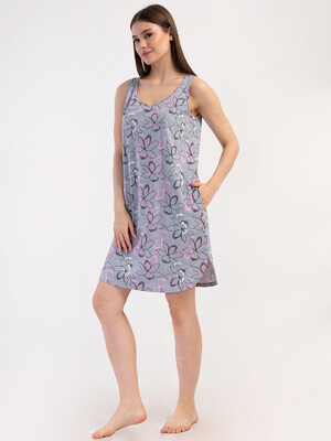 Купить Хлопковая летняя туника без рукавов VIENETTA 4082465598 в Украина в Lingerie.ua - Одяг для дому та відпочинку, Фото 5