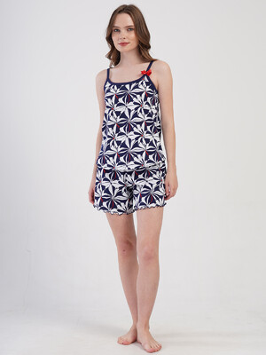 Купить Хлопковая пижама женская с шортами VIENETTA 4083321158 в Украина в Lingerie.ua - Одяг для дому та відпочинку, Видео