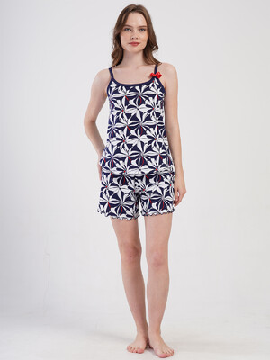 Купить Хлопковая пижама женская с шортами VIENETTA 4083321158 в Украина в Lingerie.ua - Одяг для дому та відпочинку, Фото 5