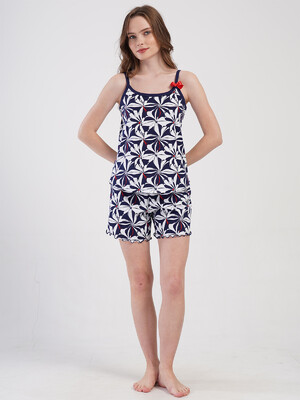 Купить Хлопковая пижама женская с шортами VIENETTA 4083321158 в Украина в Lingerie.ua - Одяг для дому та відпочинку, Фото 8