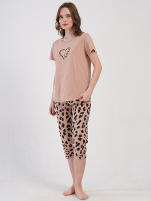 Купить Хлопковый летний комплект с капри VIENETTA 4080081661 в Украина в Lingerie.ua - Одяг для дому та відпочинку, Фото 5