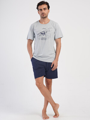 Купить Літній бавовняний костюм із шортами VIENETTA MAN 4051310000 в Украина в Lingerie.ua - Одяг для дому та відпочинку, Фото 14