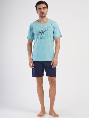 Купить Літній бавовняний костюм із шортами VIENETTA MAN 4051310000 в Украина в Lingerie.ua - Одяг для дому та відпочинку, Фото 13