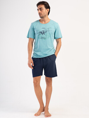 Купить Літній бавовняний костюм із шортами VIENETTA MAN 4051310000 в Украина в Lingerie.ua - Одяг для дому та відпочинку, Фото 12