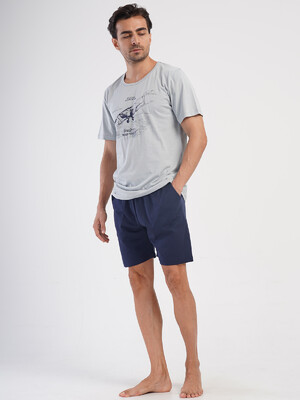 Купить Літній бавовняний костюм із шортами VIENETTA MAN 4051310000 в Украина в Lingerie.ua - Одяг для дому та відпочинку, Фото 6