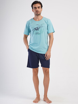 Купить Літній бавовняний костюм із шортами VIENETTA MAN 4051310000 в Украина в Lingerie.ua - Одяг для дому та відпочинку, Фото 4