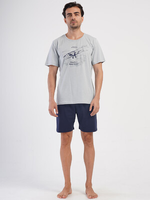 Купить Літній бавовняний костюм із шортами VIENETTA MAN 4051310000 в Украина в Lingerie.ua - Одяг для дому та відпочинку, Фото 3