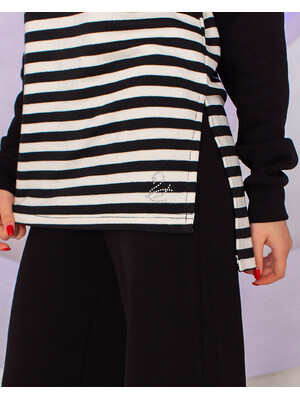 Купить Світшот у смужку з бафом у комплекті LINGERIE 170643-1 в Украина в Lingerie.ua - Одяг для дому та відпочинку, Фото 4