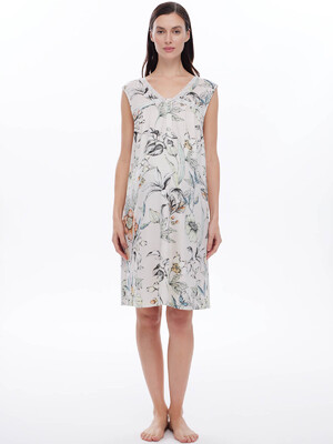 Хлопковая ночная сорочка без рукавов HAYS 50505