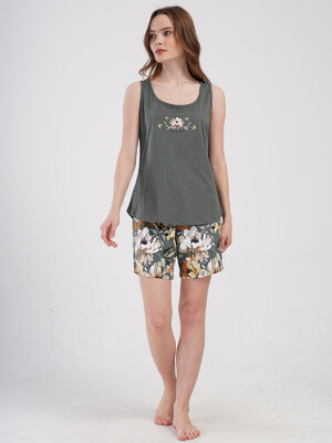 Купить Хлопковый летний комплект большого размера с шортами VIENETTA 4080180171 в Украина в Lingerie.ua - Одяг для дому та відпочинку, Видео