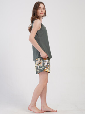 Купить Хлопковый летний комплект большого размера с шортами VIENETTA 4080180171 в Украина в Lingerie.ua - Одяг для дому та відпочинку, Фото 2