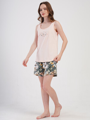 Купить Хлопковый летний комплект большого размера с шортами VIENETTA 4080180171 в Украина в Lingerie.ua - Одяг для дому та відпочинку, Фото 3