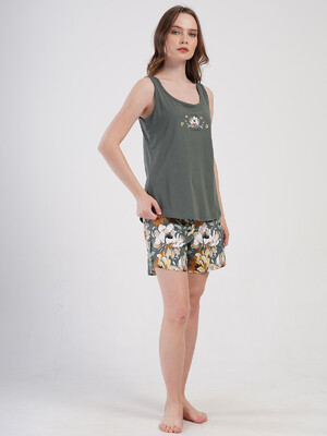 Купить Хлопковый летний комплект большого размера с шортами VIENETTA 4080180171 в Украина в Lingerie.ua - Одяг для дому та відпочинку, Фото 5